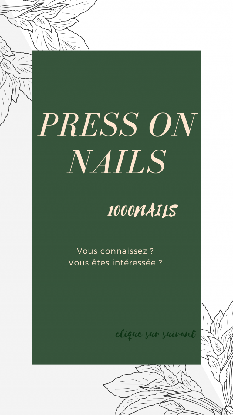 Les press on Nails - Formatrice & Nail artist
