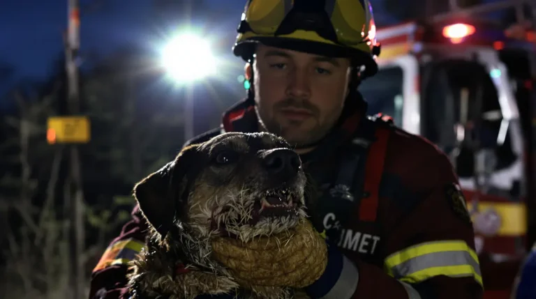 Coincée dans un terrier de blaireau en pleine battue, une chienne de chasse sauvée in extremis