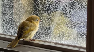 Relâché dans la forêt, cet écureuil revient chaque matin jouer à la fenêtre avec sa meilleure amie chien